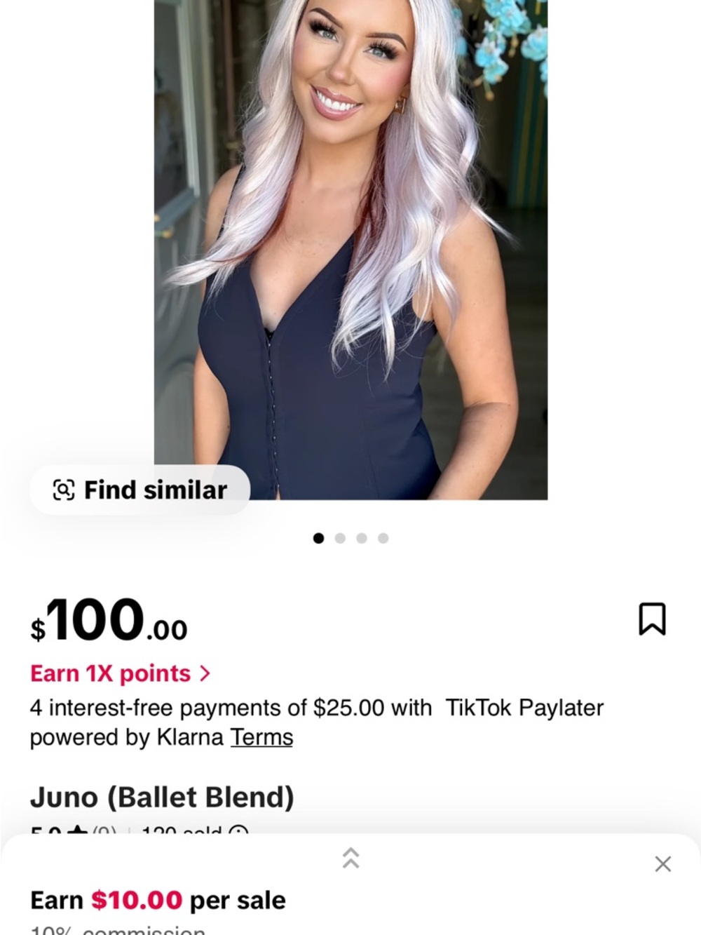 Icy pastel pink wig